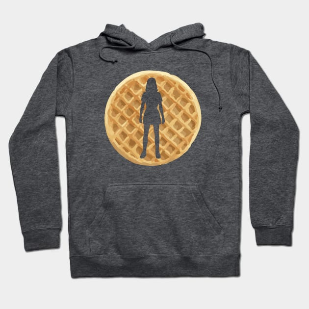 Waffle cutout Hoodie by helengarvey